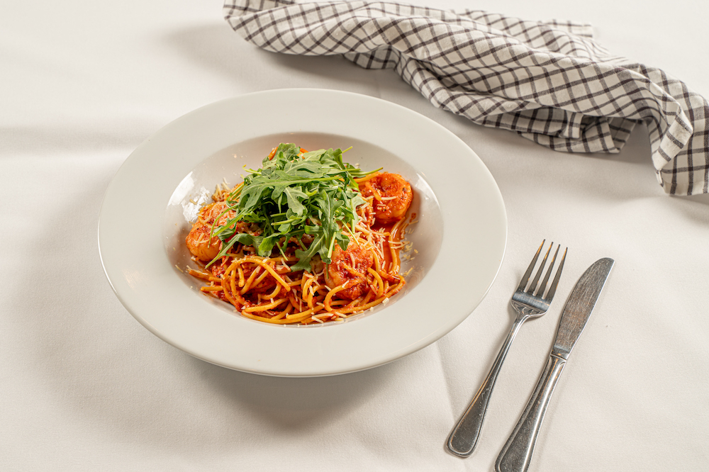 Chili prawns & rocket 2